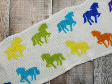 Load image into Gallery viewer, 14 Dancing Ponies - Platinum Double Stranded Sock Blank - 4ply/Fingering