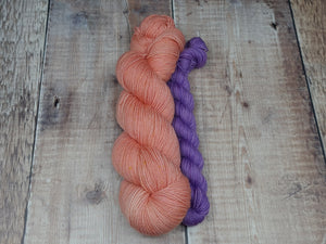 Just Peachy - BFL Sock Set - 4ply/Fingering