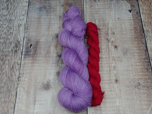 Lilac - Platinum Sock Set- 4ply/Fingering