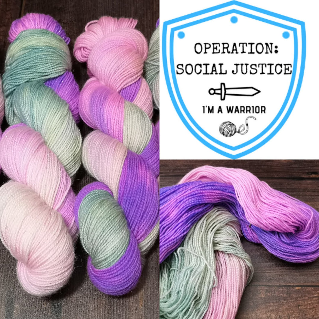 A History of Racial Injustice - Sparkle Sock - 4ply/Fingering