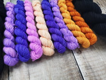 Load image into Gallery viewer, Tangerine Violet - Yarn Kit for Painting Bricks Shawl by Stephen West