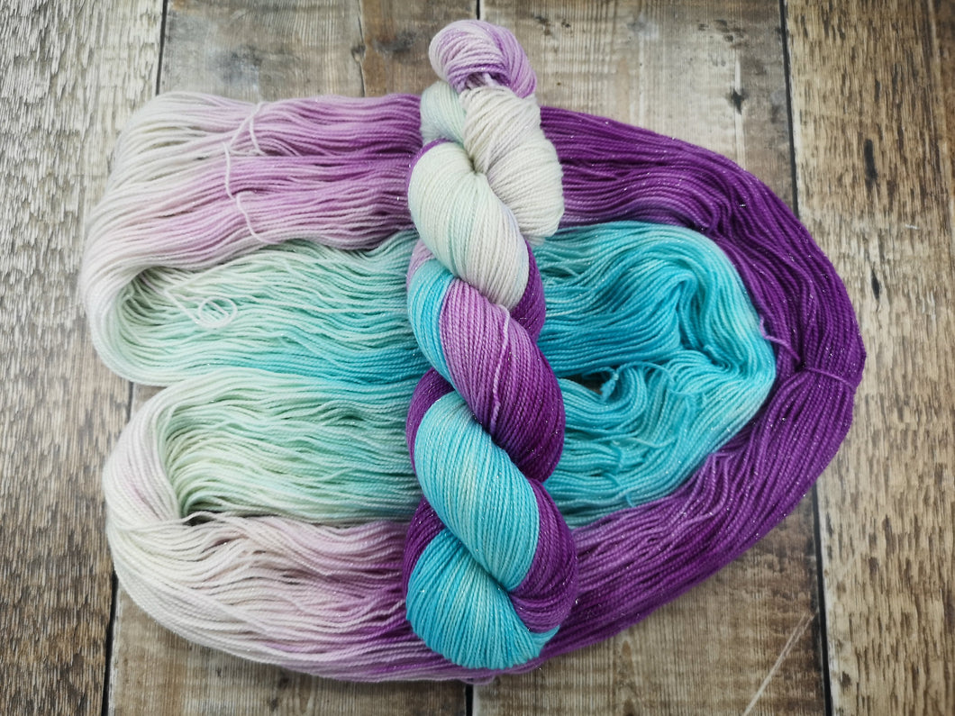 In What Universe are Slurpees Icees?! - Sparkle Sock - 4ply/Fingering