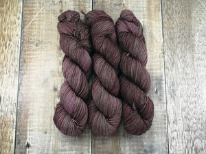 Chocolate Cherry Cupcake - Merino/Yak/Silk - 4ply/Fingering