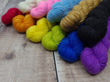 Load image into Gallery viewer, Hand Dyed Yarn Kit for Prideful Shawl by MarinJa Knits - Sparkle Singles 4Ply