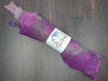 Load image into Gallery viewer, Pink and Grey - Platinum Double Stranded Sock Blank - 4ply/Fingering